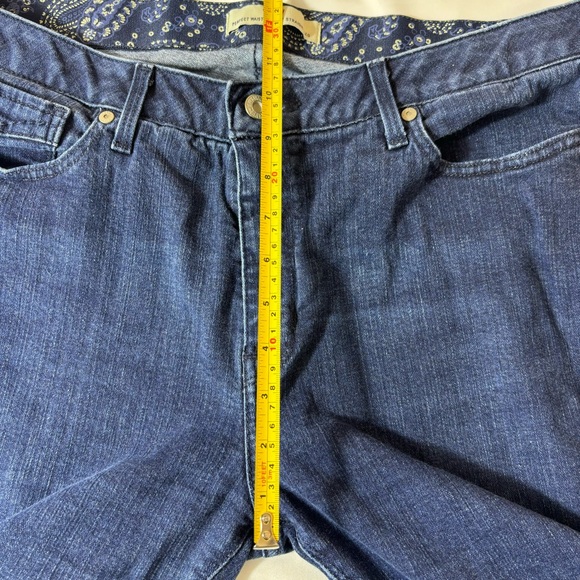 Levi’s 525 Jeans Perfect Waist Comfort Straight Leg Denim Pants Blue Size 16 - Picture 12 of 16